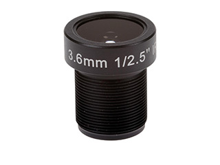 AXIS ACC LENS M12 3.6MM F2.0 10PCS