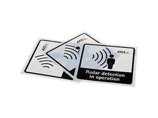 AXIS RADAR DETECTION STICKER 10PCS