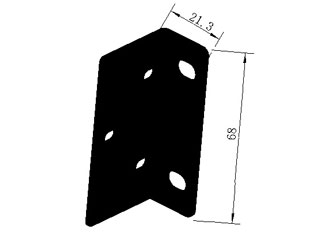 HIK 19 inch 1.5U Mounting Bracket