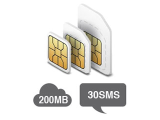 Tele2 200MB + 30SMS SIM