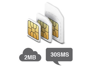 Tele2 2MB + 30SMS SIM