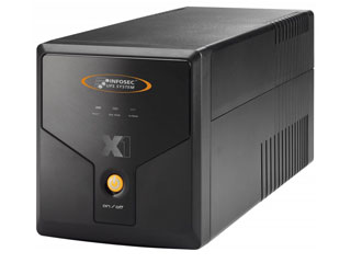 Onduleur UPS Infosec X1+ 1300 VA - 720 W - 6 Prises IEC - Pour PC, Console, NAS - Protection Contre Coupures